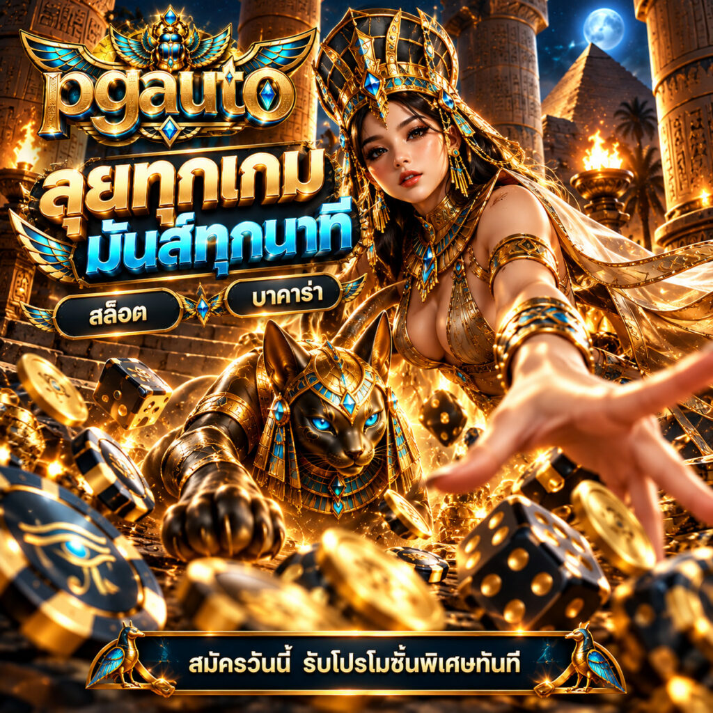 pgauto สล็อตออนไลน์ บาคาร่า ลุยทุกเกม มันส์ทุกนาที